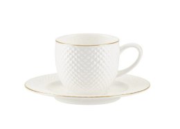 Filiżanka espresso ze spodkiem BARI GOLD 100 ml. ES718
