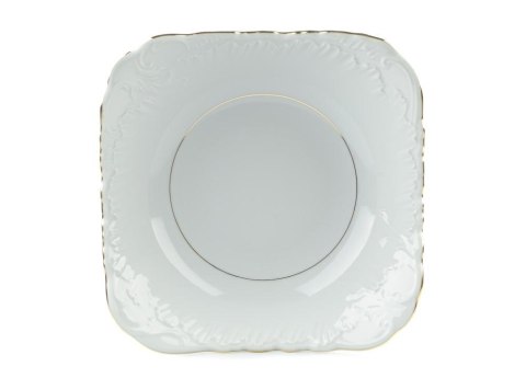 Salaterka kwadratowa 27 cm ROCOCO 3604 Złota Linia Ćmielów