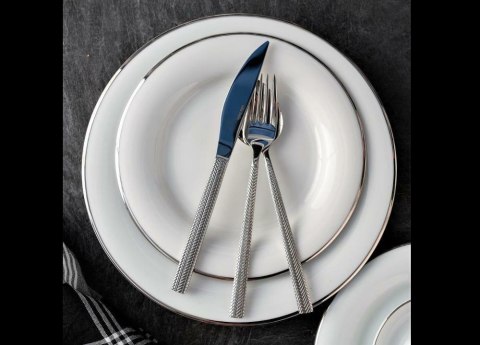 Serwis obiadowy dla 6 osób 20 elementów Plus Platin Villa Italia NZ165