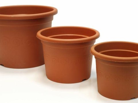 Doniczka 13 cm PLASTICA DP13 TERAKOTA R624