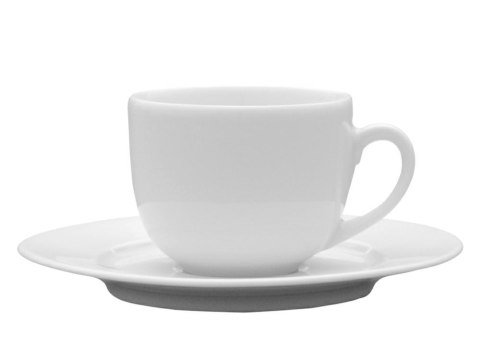 Filiżanka 200 ml ze spodkiem 16 cm SONIA / NADIA Biała Lubiana Filiżanka 200 ml ze spodkiem 16 cm SONIA / NADIA Biała Lubiana