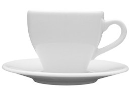 Filiżanka espresso 70 ml ze spodkiem 12 cm PAULA Biała Lubiana