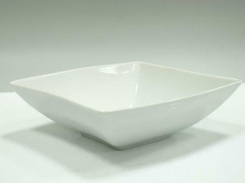 Salaterka kwadratowa 23 cm WING Biała Lubiana Salaterka kwadratowa 23 cm WING Biała Lubiana