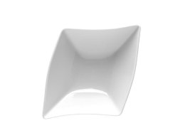 Salaterka kwadratowa 23 cm WING Biała Lubiana