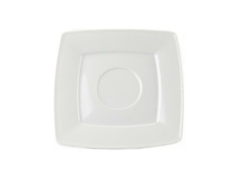 Spodek 14,5 x 14,5 cm VICTORIA Biały Lubiana Spodek 14,5 x 14,5 cm VICTORIA Biały Lubiana