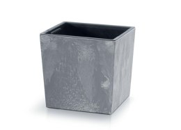Doniczka 24 cm Urbi Square Low Effect Marengo