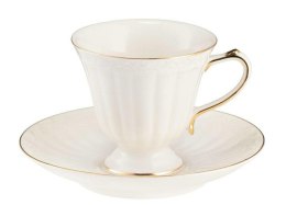 Filiżanka CLARA Gold Ivory 200 ml. Villa Italia AZ082