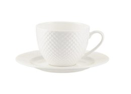 Filiżanka ze spodkiem BARI WHITE Villa Italia 250 ml. ES619