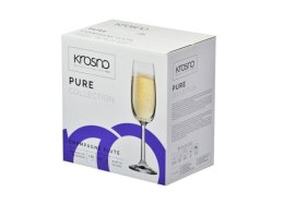 Kieliszki do szampana flute 175 ml A357 PURE komplet 6 sztuk Krosno Glass