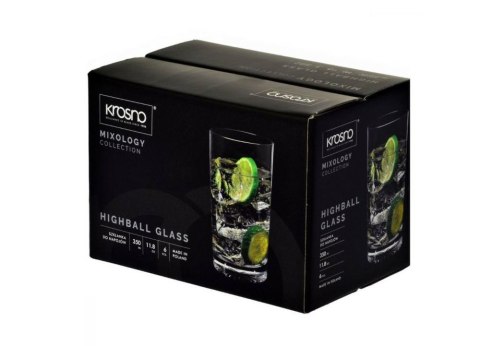 Szklanki do napojów Long 390 ml C809 MIXOLOGY komplet 6 sztuk Krosno Glass Szklanki do napojów Long 390 ml C809 MIXOLOGY komplet 6 sztuk Krosno Glass