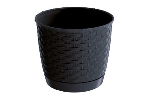 Doniczka z podstawką 25 cm RATOLLA DRLO250 Atracyt Doniczka z podstawką 25 cm RATOLLA DRLO250 Atracyt