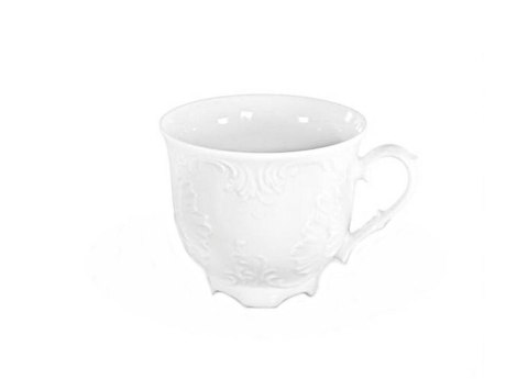 Filiżanka 250 ml ROCOCO 0001 Biała Ćmielów Filiżanka 250 ml ROCOCO 0001 Biała Ćmielów
