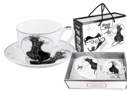 Filiżanka Carmani koty 400 ml 017-3503