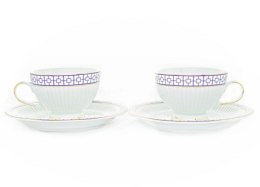 Filiżanki 225 ml ze spodkami PATRA 1143 2 szt. Bogucice
