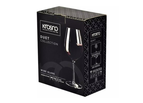 Kieliszki do wina czerwonego 580 ml Duet kpl. 2 sztuk Krosno Glass Kieliszki do wina czerwonego 580 ml Duet kpl. 2 sztuk Krosno Glass