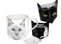 Kubek biały kot 500 ml 017-0023