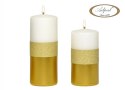 Świeca ozdobna Brilliant Gold 120/58 mm Biała KL-4