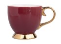 Filiżanka 400 ml Aurora Gold Bordowa