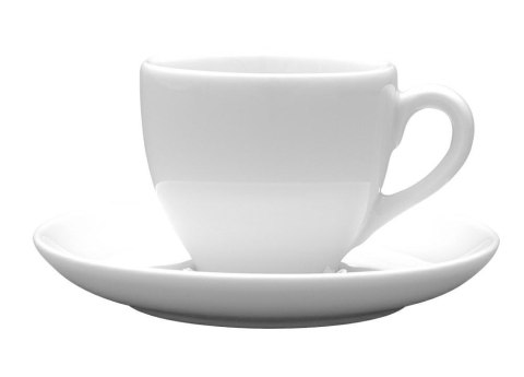 Filiżanka 150 ml ze spodkiem 14,5 cm NANA Biała Lubiana Filiżanka 150 ml ze spodkiem 14,5 cm NANA Biała Lubiana