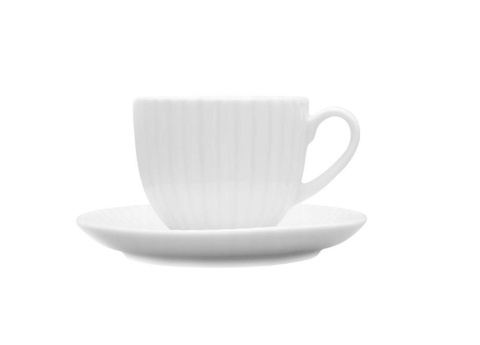 Filiżanka 200 ml ze spodkiem 14,5 cm DAISY Biały Lubiana Filiżanka 200 ml ze spodkiem 14,5 cm DAISY Biały Lubiana