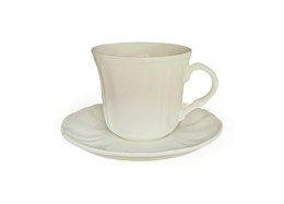 Filiżanka 200 ml ze spodkiem 15 cm GINO CREAM 1229 Bogucice