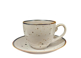 Filiżanka 300 ml ze spodkiem 16 cm COTTAGE CAPPICINO 1219 Bogucice