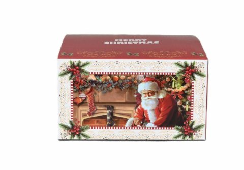 Filiżanka świąteczna 400 ml ze spodkiem 15 cm 555-7305 Mikołaj Marco-Polo