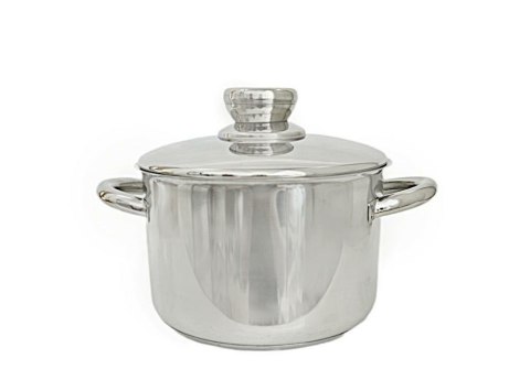 Garnek 18 cm 3,1L nierdzewny z pokrywą metalową NOBLESSE 22030018 Alza