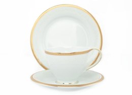 Garnitur do herbaty dla 6 osób 12 elementowy ANTONIO GOLD PLUS Bogucice