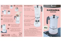 Kawiarka 4TZ stalowa PROTON KPS28-400 Zest for Life