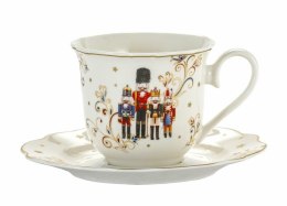 Komplet 2 filiżanek 250 ml ze spodkami 555-7127 Boże Narodzenie