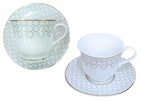 Komplet 2 filizanek ze spodkami Oktan 0976 Bogucice