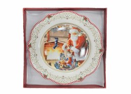 Komplet 4 talerzy deserowych 555-7301 Boże Narodzenie