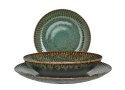 Komplet talerzy dla 4 osób 12 elementowy Jade S010T Lubiana