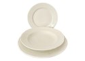 Komplet talerzy dla 6 osób 18 elementowy GINO CREAM 1229 Bogucice