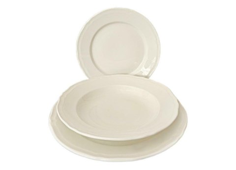 Komplet talerzy dla 6 osób 18 elementowy GINO CREAM 1229 Bogucice Komplet talerzy dla 6 osób 18 elementowy GINO CREAM 1229 Bogucice