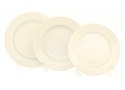Komplet talerzy dla 6 osób 18 elementowy GINO CREAM 1229 Bogucice