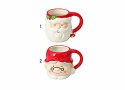 Kubek 10 cm Mikołaje Mix Dekor