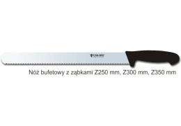 Nóż bufetowy 350 mm z ząbkami OSKARD NK 027 Z
