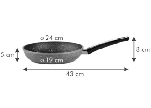 Patelnia 24 cm i-Premium Stone non-stick 602424 Tescoma