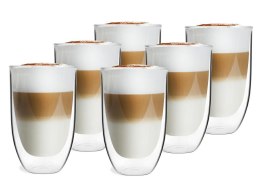 Szklanki termiczne 350 ml do latte SENSO 5455 6 sztuk Vialli Design Kulig