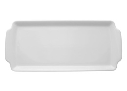 Taca do ciasta 35 x 16 cm ROMA Biała Lubiana