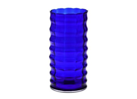 Wazon szklany 30 cm Optyk Tuba KOBALT FWAD060 Krosno Glass Wazon szklany 30 cm Optyk Tuba KOBALT FWAD060 Krosno Glass