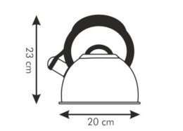 Czajnik stal nierdzewna 2,0L CORONA 677460 Tescoma