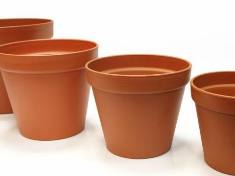 Doniczka 11 cm GLINKA DGA11 TERAKOTA R624