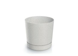 Doniczka 11 cm Tubo P ECO Wood Biała DPOP110W-S449W Prosperplast