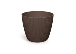 Doniczka 12 cm LAMIA ROUND DLAM120W-4625W KAWA ECO Prosperplast