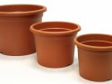 Doniczka 15 cm PLASTICA DP15 TERAKOTA R624