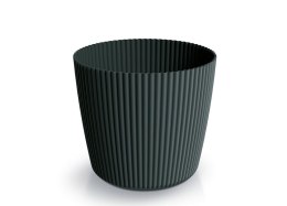Doniczka 15 cm mała MILLY ROUND DMI150-446U Węgiel Prosperplast