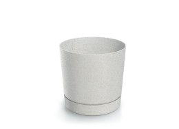 Doniczka 20 cm Tubo P ECO Wood Biała